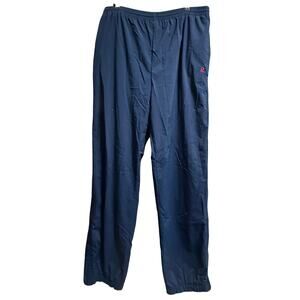 Vintage Riddell Blue Nylon Windbreaker Pants - Men's Size Medium